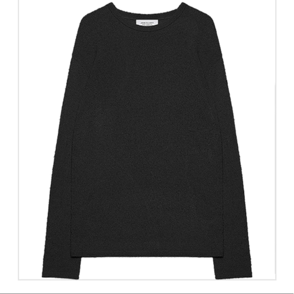 John Elliott Pigtail Crew Sweater - Black - NWOT